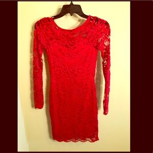 Red Lace Dress